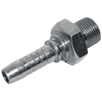 1/8\" BSP Male 60? Cone x Hose Tail 3/16\" Hose ID