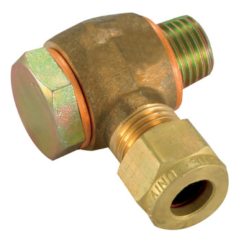 1/4\" BSPP Male x mm OD Single Banjo Coupling