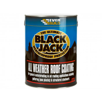 Everbuild Black Jack 905 All Weather Roof Coating 5 litre