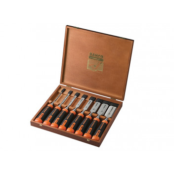 Bahco 434-S8 Bevel Edge Chisel Set, 8 Piece