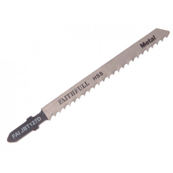 Faithfull Metal Cutting Jigsaw Blades Pack of 5 T127D