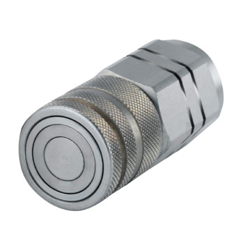 1.1/4\" BSP Female Valved Hydraulic Quick Release Coupling