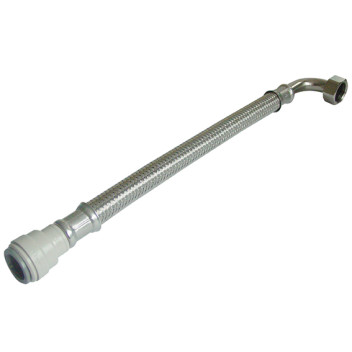 1/2\" BSP ELBOW X 15MM X 300MM FLEXI HOSE