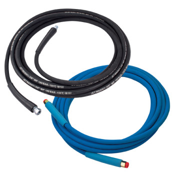 10M BLK PRES HOSE 1 WIRE 3/8 BSP MALE/FE