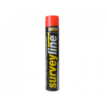 Everbuild Survey Line Marker Spray Red 700ml