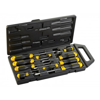 Stanley Tools Cushion Grip Screwdriver Set, 10 Piece SL/PZ