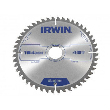 IRWIN Professional Aluminium Circular Saw Blade 184 x 30mm x 48T TCG