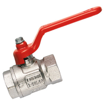 3/4\" BSPP Brass Ball Valve IDEAL Ni Plated