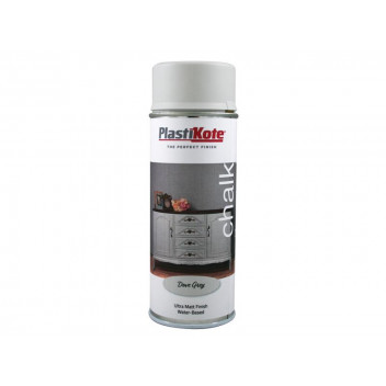 PlastiKote Chalk Finish Spray Dove Grey 400ml