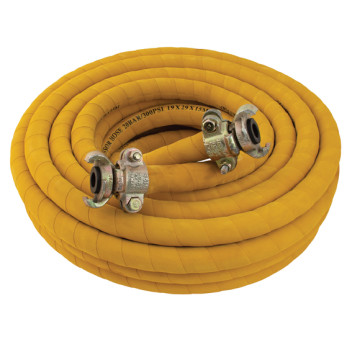 300 PSI COMPRESSED AIR HOSE ASSY C/W SAFETY CLAWS