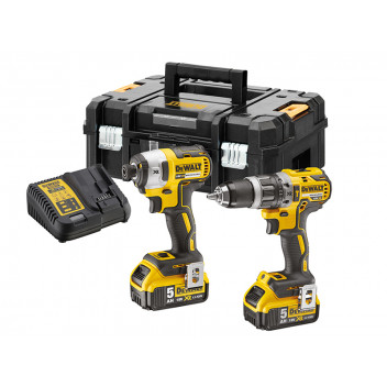 DEWALT DCK266P2T XR Brushless Twin Pack 18V 2 x 5.0Ah Li-ion