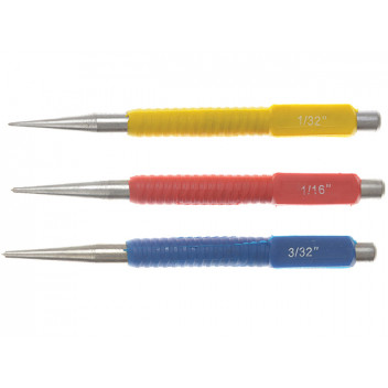 BlueSpot Tools Centre Punch Set, 3 Piece