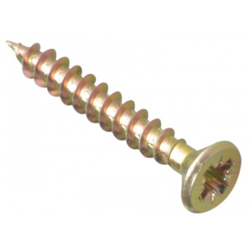 ForgeFix Multi-Purpose Pozi Compatible Screw CSK ST ZYP 4.5 x 30mm Box 200