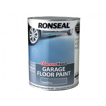 Ronseal Diamond Hard Garage Floor Paint Steel Blue 5 litre