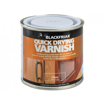 Blackfriar Quick Drying Duratough Interior Varnish Clear Satin 500ml