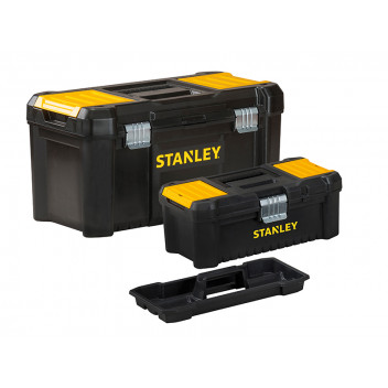 Stanley Tools Essential Toolbox Bonus Pack 32cm (12.1/2in) & 48cm (19in)