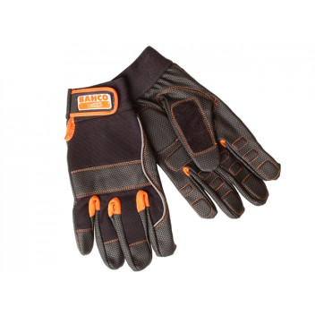 Bahco Power Tool Padded Palm Gloves - Large (Size 10)