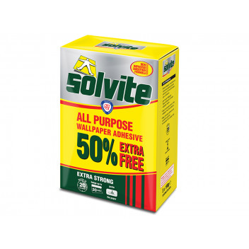 Solvite All Purpose Wallpaper Paste Sachet 20 Roll + 50% Free