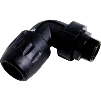 ELBOW 90 MALE STUD 40MM TUBE X 1\" BSPT
