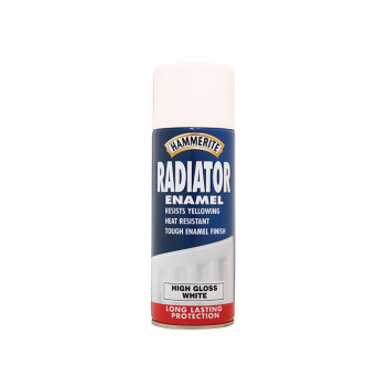 Hammerite Radiator Enamel Aero Gloss White 400ml