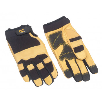 Kuny\'s Hybrid-275 Top Grain Leather Neoprene Cuff Gloves - Large