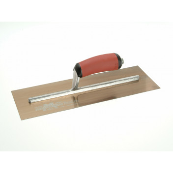 Marshalltown MXS73GSD Gold Finishing Trowel DuraSoft Handle 14 x 4.3/4in