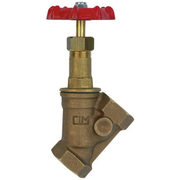 3/4\" BSP FEM BRONZE OBLIQUE STOP VALVE