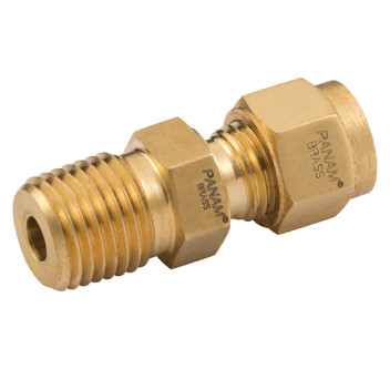 10MM OD X 1/4 NPT MALE STUD BRASS