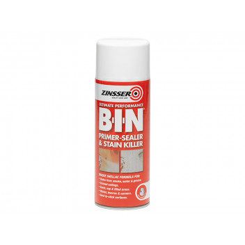Zinsser B.I.N Primer & Sealer Stain Killer Aerosol 400ml