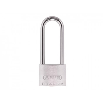 ABUS Mechanical 80TI/40mm TITALIUM Padlock 40mm Long Shackle Keyed Alike KA8012