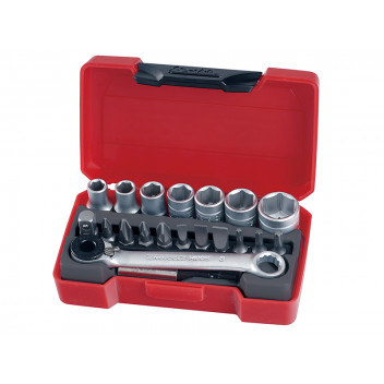 Teng T1420 Socket Bit Set of 20 1/4in Drive