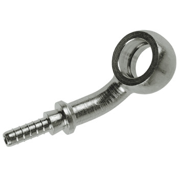 3/8\" UNF 10mm Extended Swaged 45? Banjo Elbow for 600 Hose