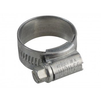 Jubilee 0X Zinc Protected Hose Clip 18 - 25mm (3/4 - 1in)