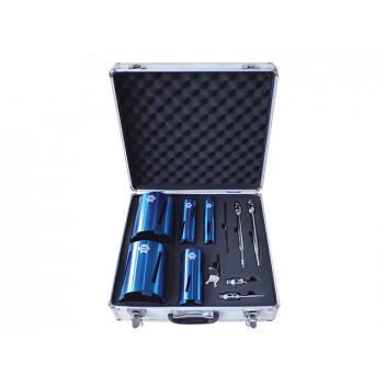 Faithfull Diamond Core Drill Kit & Case Set of 11