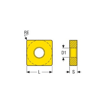 SNMG120412-MR3 Grade CP500 Carbide Insert Seco 00098982
