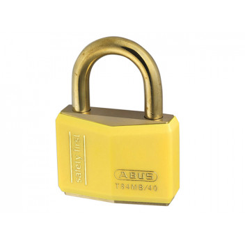 ABUS Mechanical T84MB/40mm Yellow Rustproof Padlock