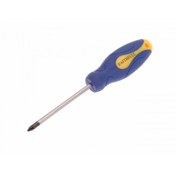 Faithfull Soft Grip Screwdriver Pozidriv Tip PZ2 x 100mm