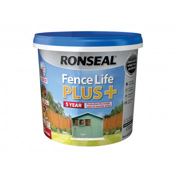 Ronseal Fence Life Plus+ Sage 5 litre