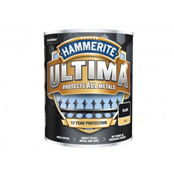 Hammerite Ultima Metal Paint Matt Black 750ml