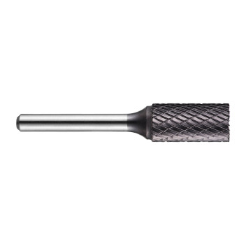 12.7mm Carbide Rotary Burr, TiAlN Coated, Cylinder With End Cut, Shape B (P803C)