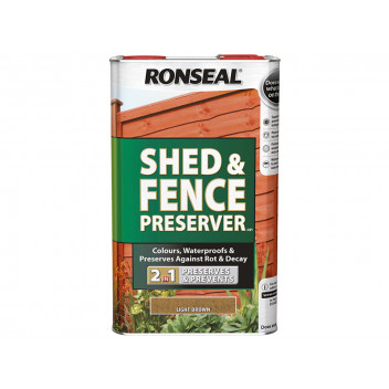 Ronseal Shed & Fence Preserver Black 5 litre