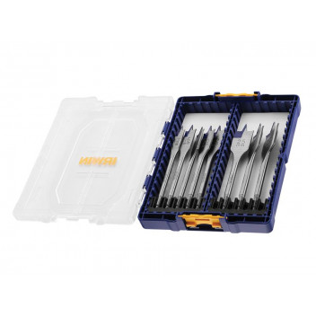 IRWIN Blue Groove 4X Flat Bit Set, 8 Piece