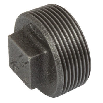 (BS FIG147) BSPT HOLLOW PLUG 1.1/2 BLK