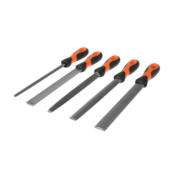 Bahco Second Cut File Set, 5 Piece