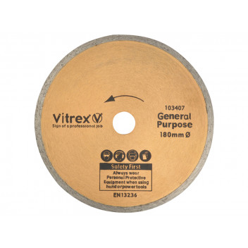 Vitrex Standard Diamond Blade 180mm