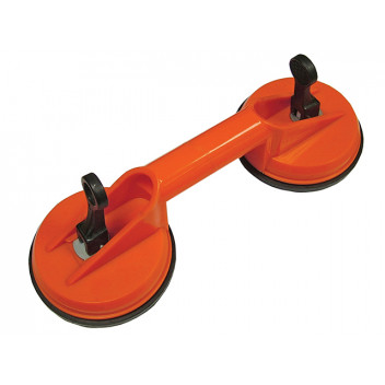 Faithfull Double Pad Suction Lifter 120mm Pads