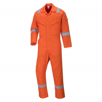 C814 Iona Cotton Coverall Orange Medium