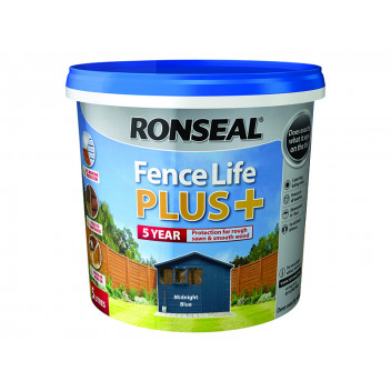 Ronseal Fence Life Plus+ Midnight Blue 5 litre