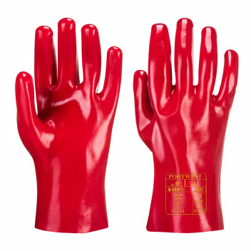 A427 PVC Gauntlet Red XL