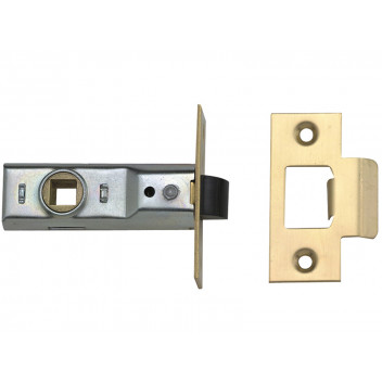 Yale Locks M888 Tubular Mortice Latch 64mm 2.5in Polished Brass Visi Pack of 1